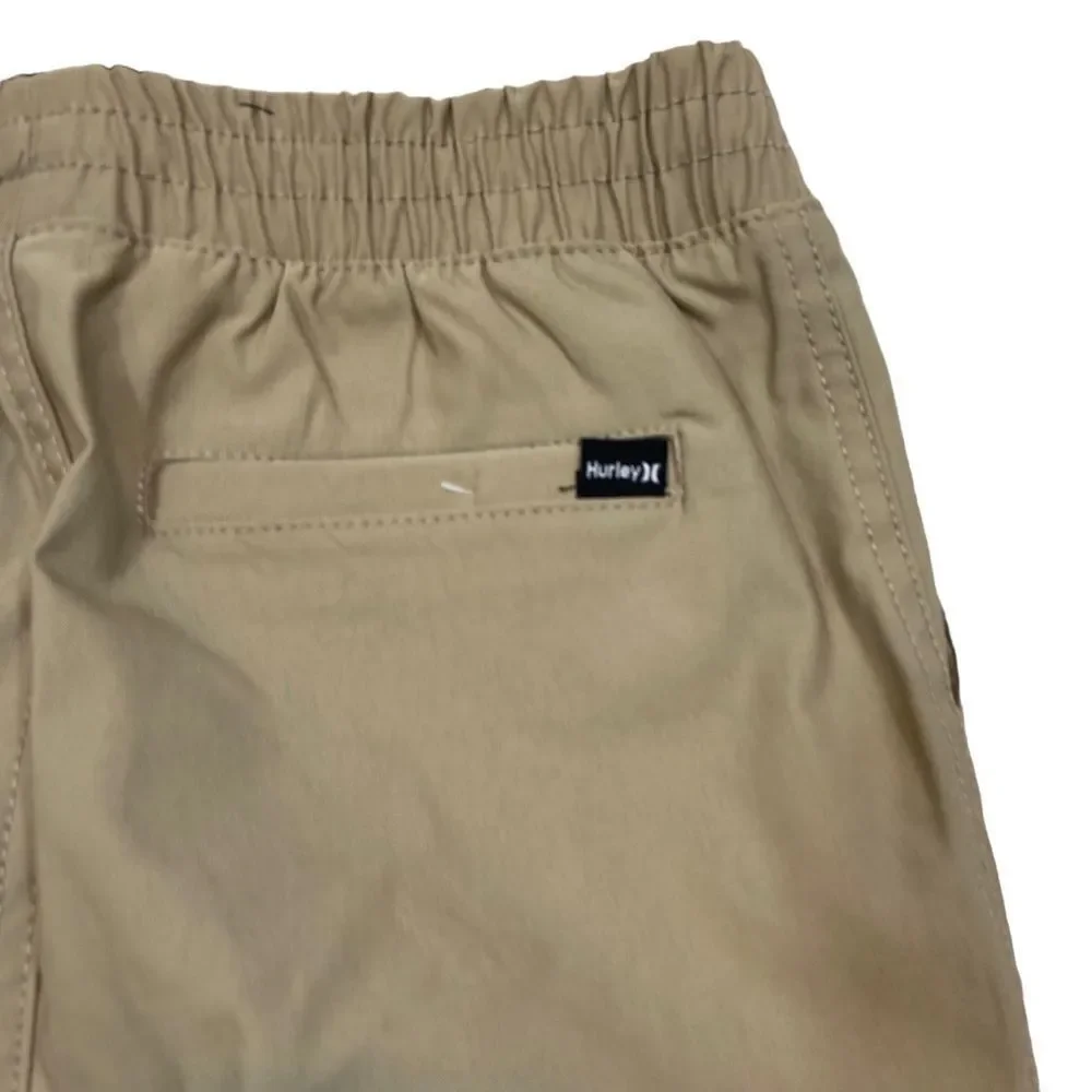 Brand new with Tags Boys Hurley H2O-Dri‎ twill joggers Size 7/8 Khaki